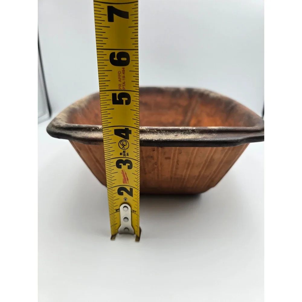 Oven Brique Terracotta Clay Baker Roaster Large Brown Good‎ Seasoned Fluted Lid